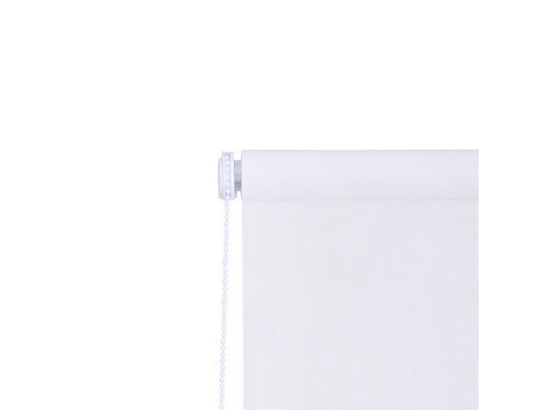 Cortina Roller Tejido Sunscreen Blanco 130x240 cm