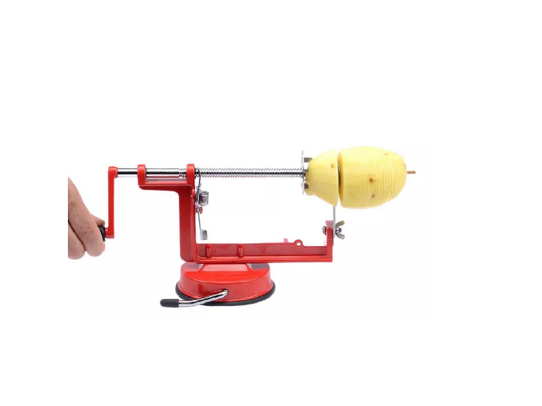 Máquina Cortadora Espiral Papas Acero Inoxidable 27.5X10x13.5