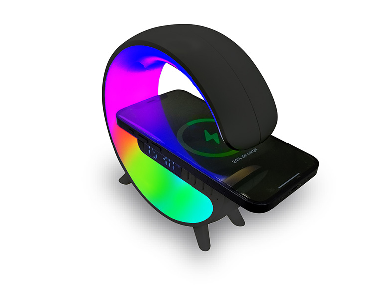 Parlante My Lil G 5 in 1 Cargador Inalambrico Black