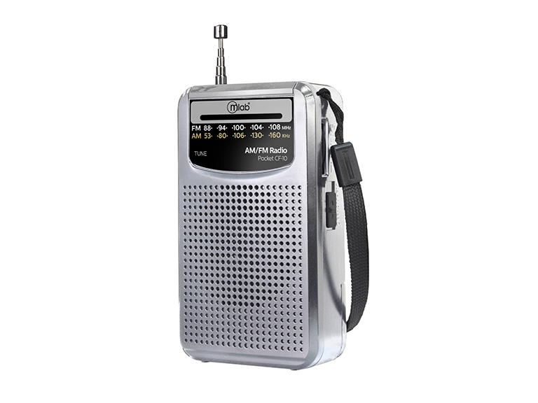 Radio Retro Portátil CF-10 Silver
