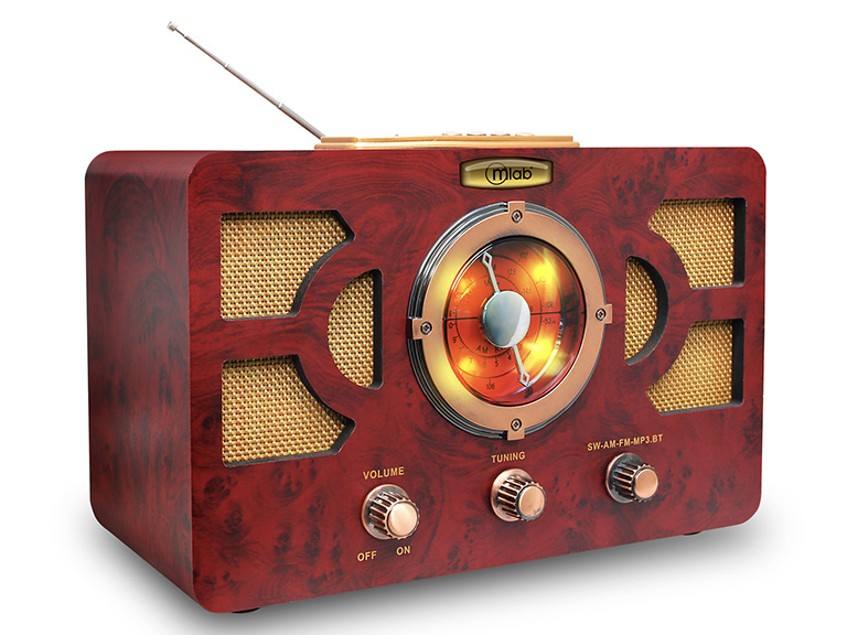 Radio Retro Wooden