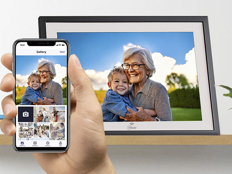 Marco Digital con Conexión Wifi Pantalla Ips de Alta Calidad