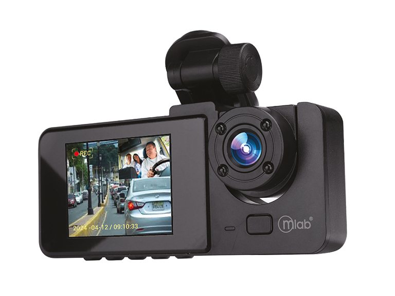 Camara Auto DVR FHD 2 Camaras Front 1080P Inside 720P