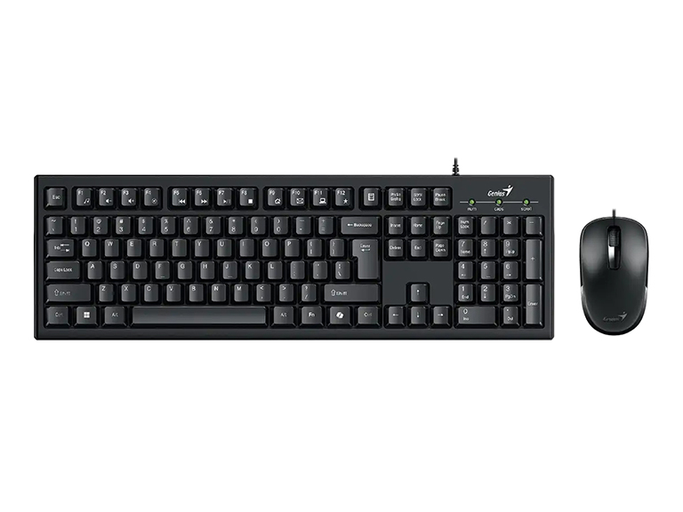 Kit Teclado Mouse Copilot Usb Black