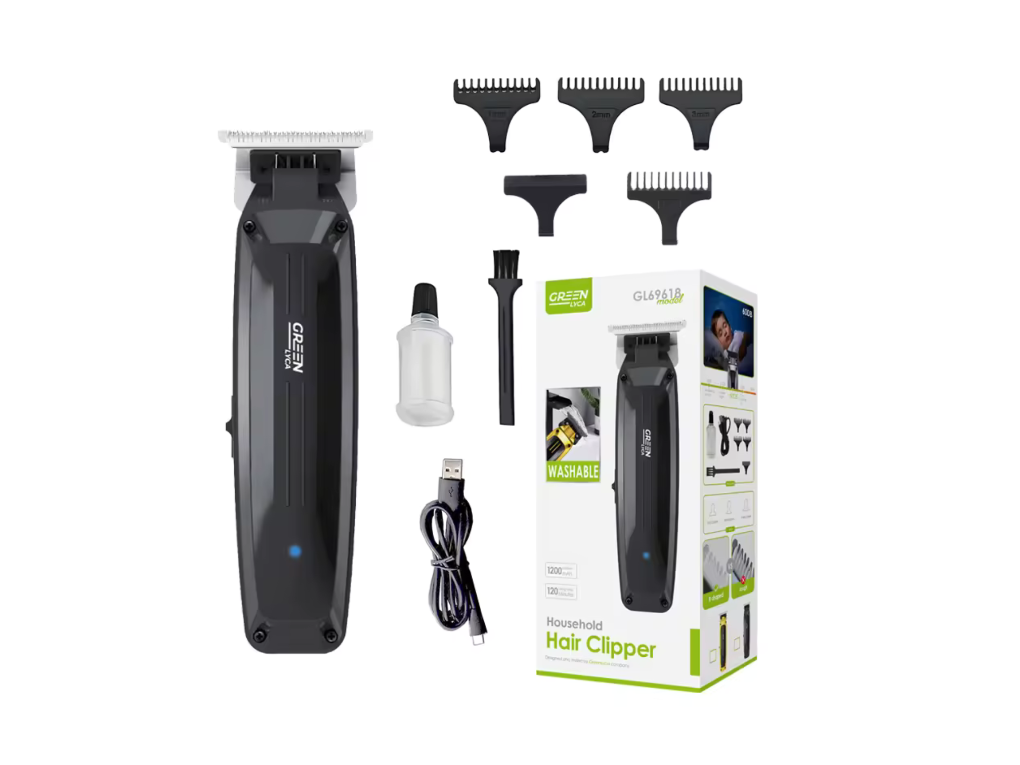 Cortadora de Barba Eléctrica Hair Clipper