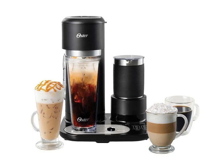 Cafetera y espumador Oster 2 tazas