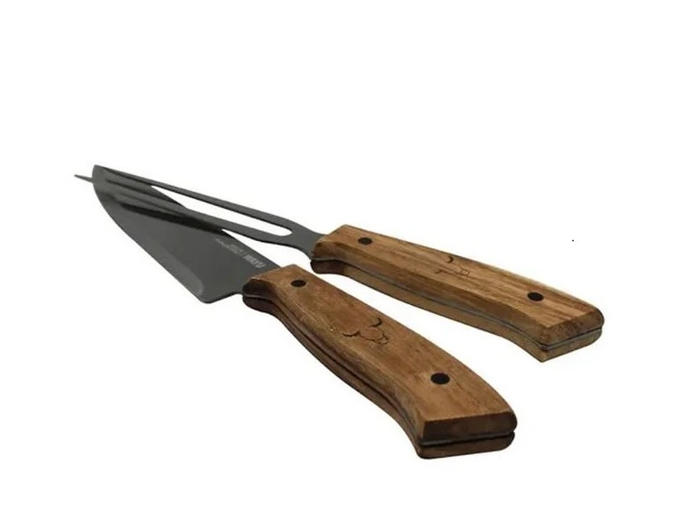 Set de cuchillo y tenedor Wayu