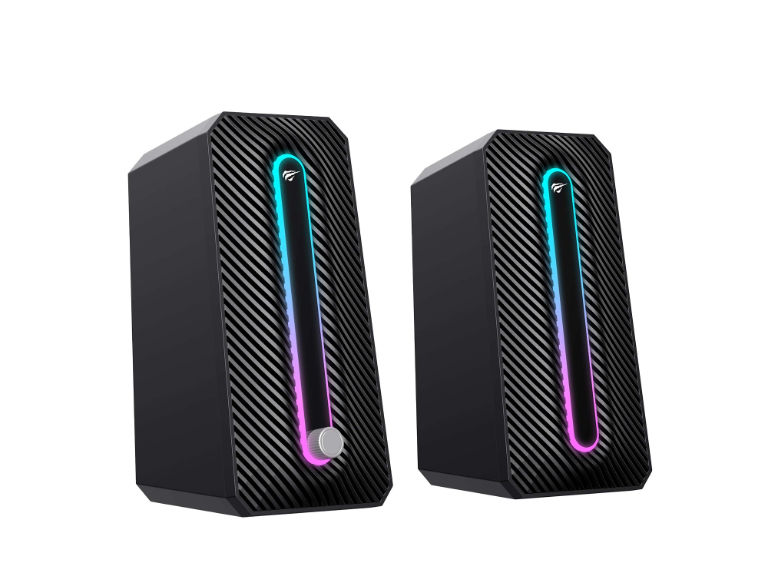 Par de Parlantes Gamer para PC Negros Havit