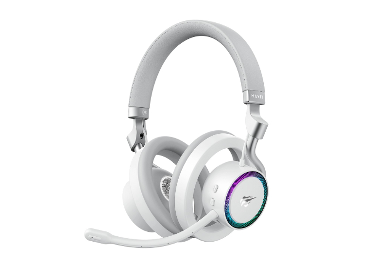 Audífonos Gamer Bluetooth Micrófono Blanco Havit