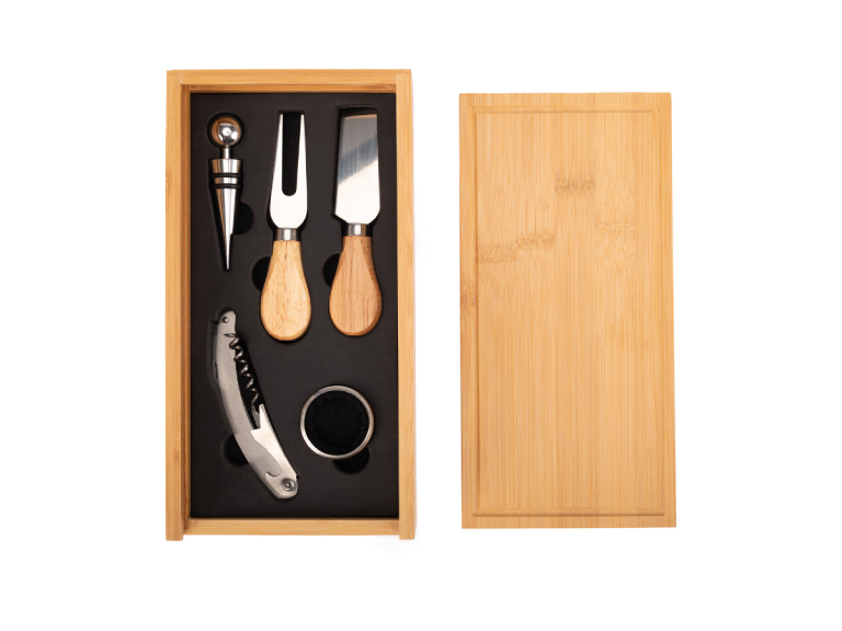 Set Wine Cheese FUTRONO de Bamboo