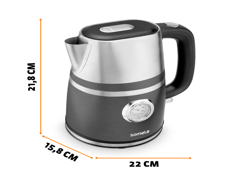 Hervidor Somela HE1600 Precision Negro 1.7 Lts