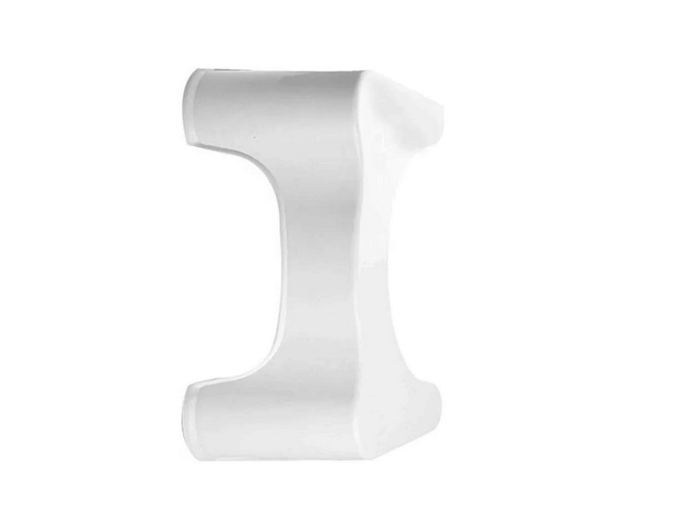Piso Taburete Pie Inodoro Antideslizante Blanco