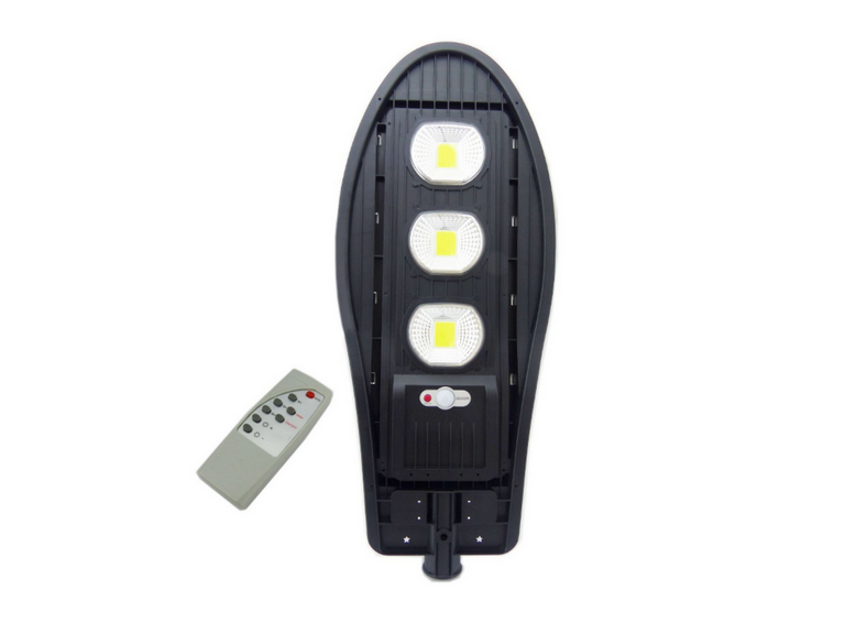 Foco Solar LED COB 3 Placas 120 Watt Sensor