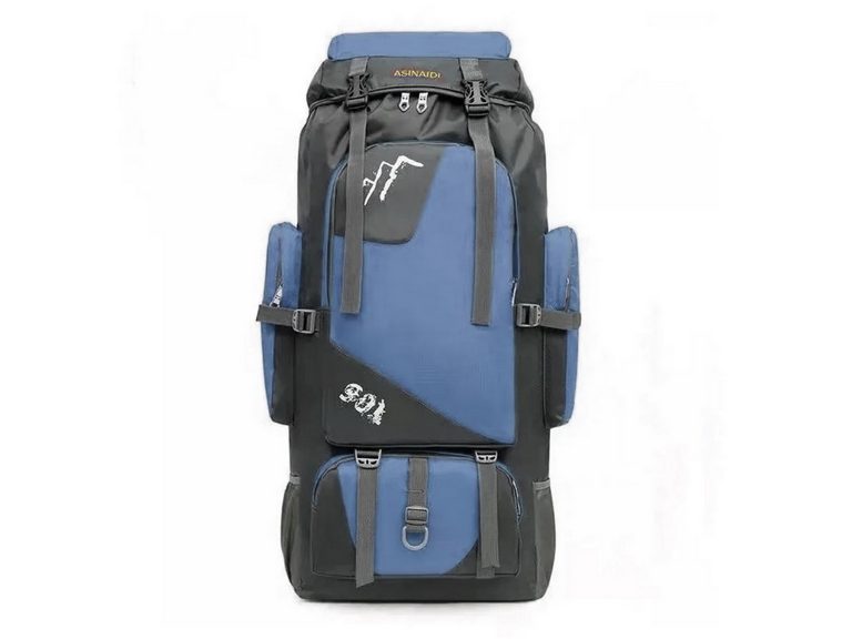 Mochila Camping Outdoor 90 LT Azul Oscuro