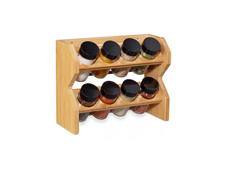 Especiero Condimentero Madera Cocina 8 Frascos