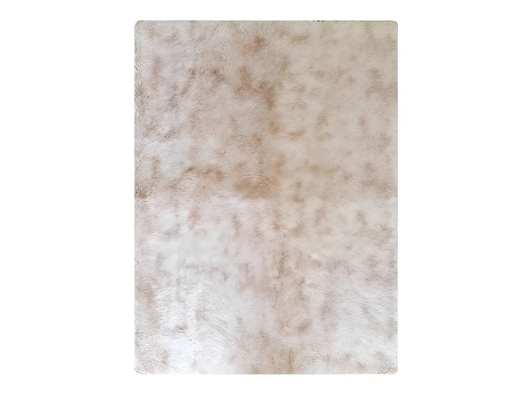 Alfombra Peluda Super Suave 195x230 Beige