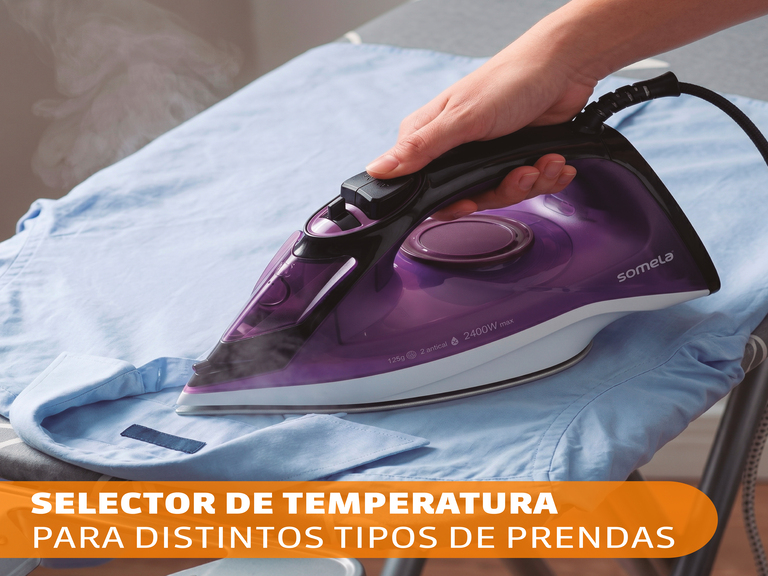 Plancha de Vapor Somela SIR2400 Violet Morado