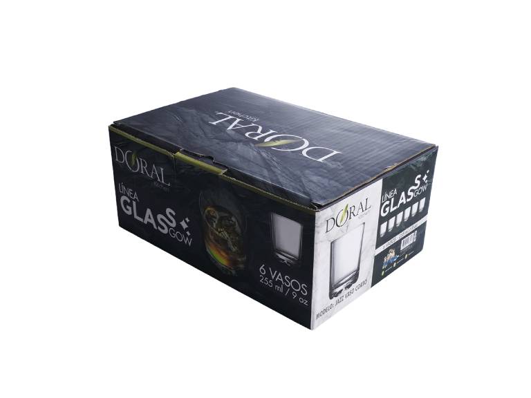 Set de 6 vasos modelo Jazz Corto