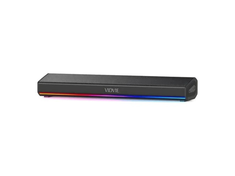Barra de Sonido Vidvie SP928 Bluetooth 10W con Luces RGB y Bajos Profundos