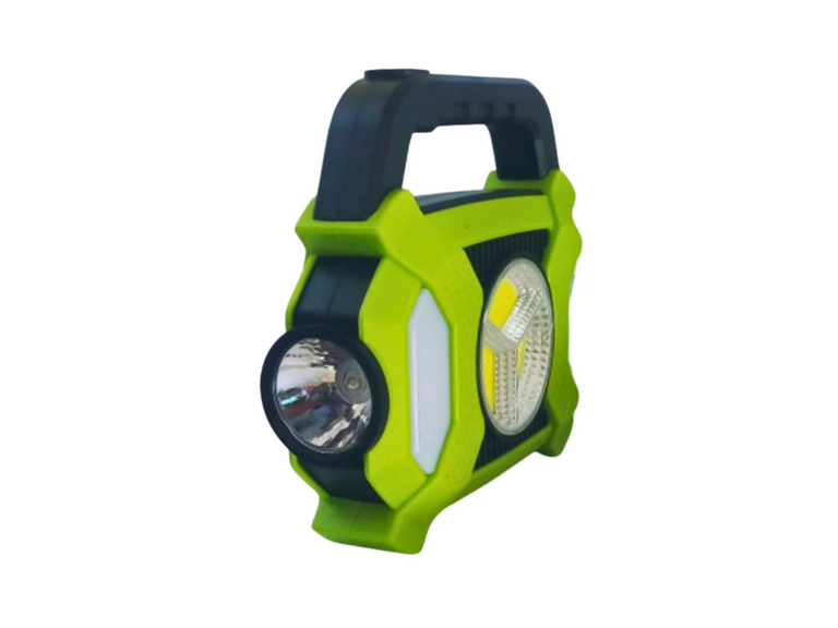 Linterna Luz Solar Exteriores Camping 20 Watt Verde