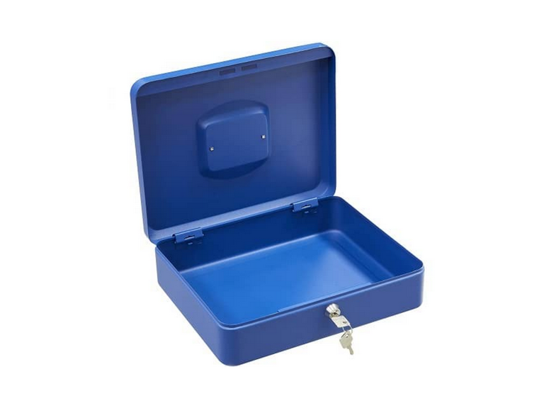 Caja Fuerte Metálica + Llave Seguridad 33x9x23.5