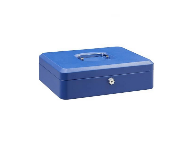 Caja Fuerte Metálica + Llave Seguridad 33x9x23.5