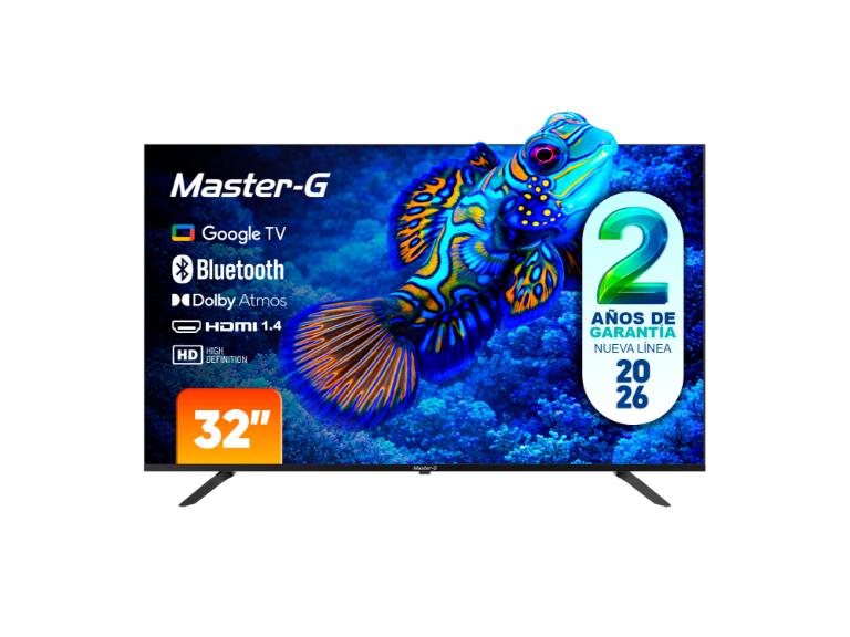 Smart TV LED 32 pulgadas Google TV HD Bluetooth