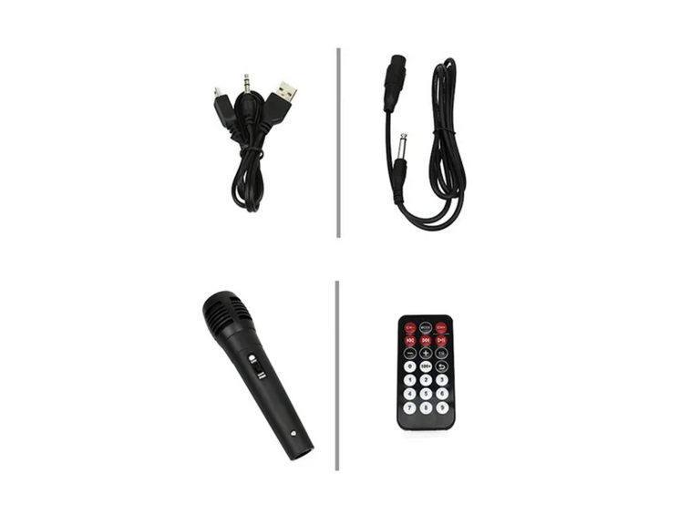 Parlante Bluetooth Karaoke Inalambrico10 Watt Azul Marino