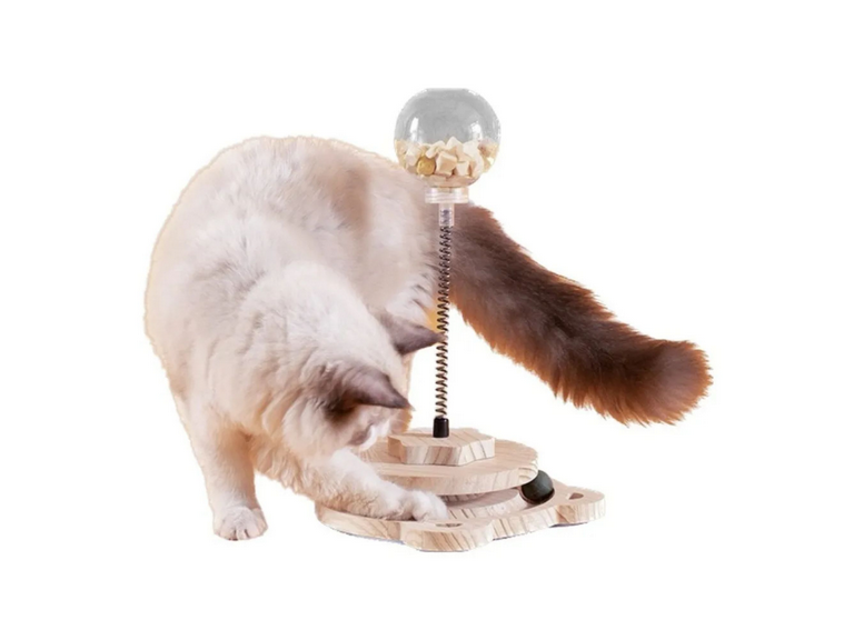 Juguete Interactivo Dispensador Comida Mascota