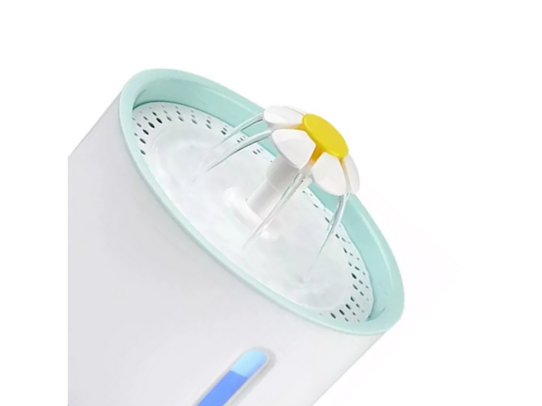 Bebedero Fuente Eléctrico 2.4 LT Blanco Celeste