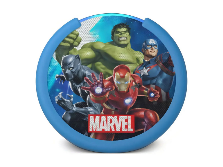 Asistente Voz Inteligente Amazon Alexa Pop Marvel 15 Watt Azul