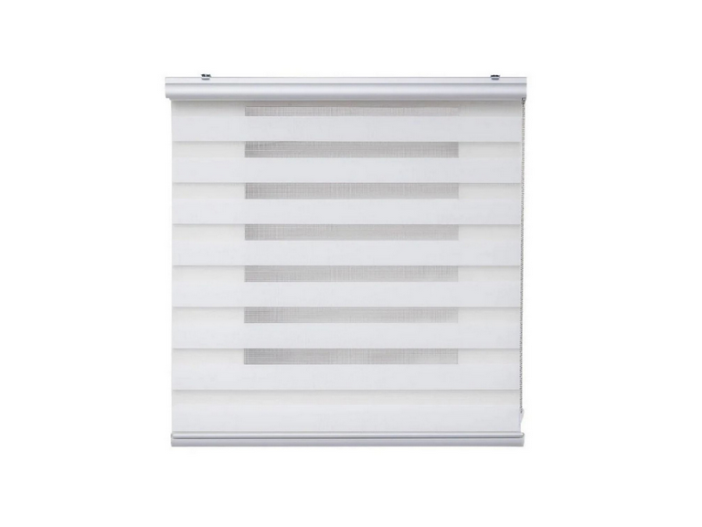 Cortina Roller Persiana Dúo Blanca 120x220