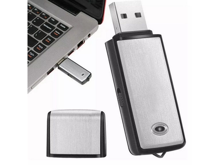 Mini Grabadora Voz Espía Micrófono 4 Horas USB 16GB