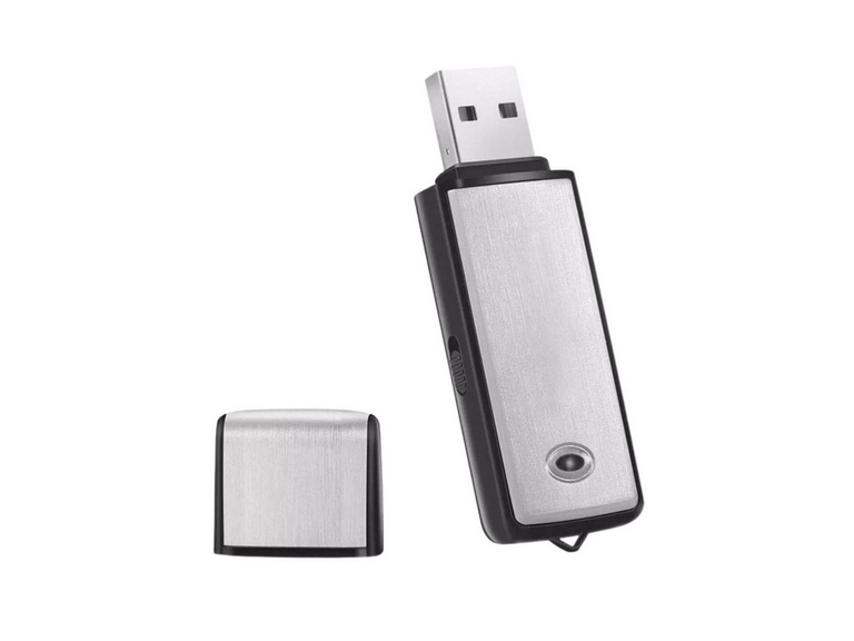 Mini Grabadora Voz Espía Micrófono 4 Horas USB 16GB