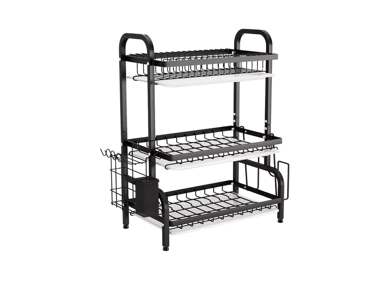 Rack Escurridor 3 Niveles 53x23.5x61 Negro