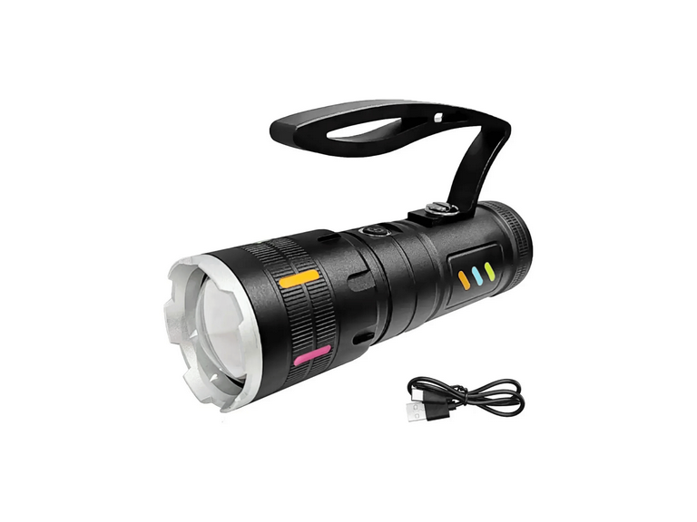 Linterna Zoom Ultrapotente LED Recargable 2500 M