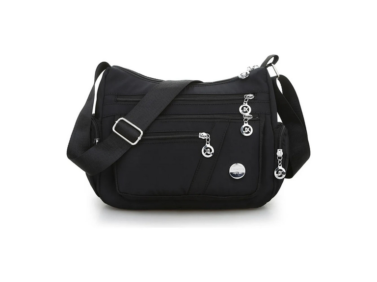 Bolso Crossbody Hombro Impermeable Antirobo Negro