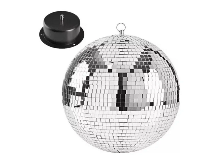 Bola Disco Espejo Motor Giratorio 40