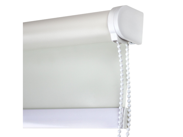 Cortina Roller Black Out Blanco 105x240