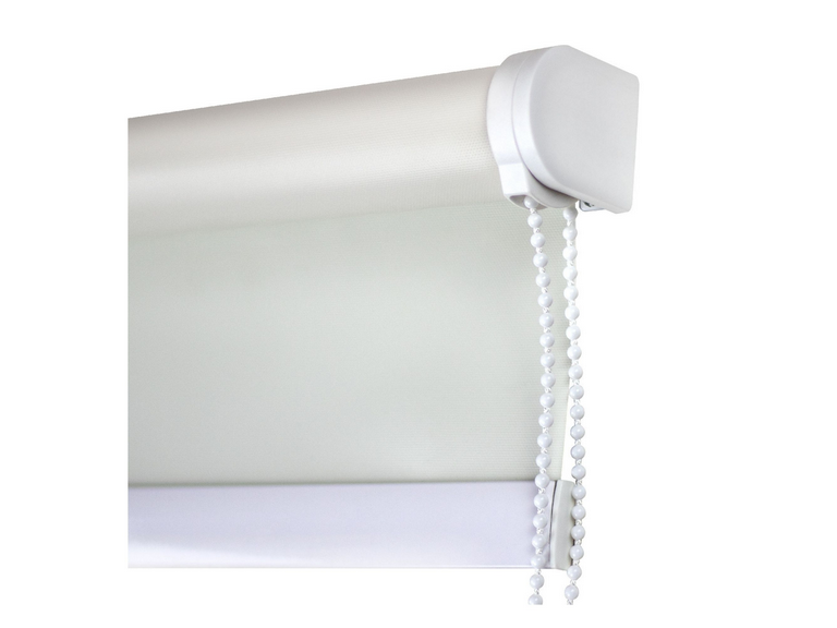 Cortina Roller Black Out Blanco 120x200