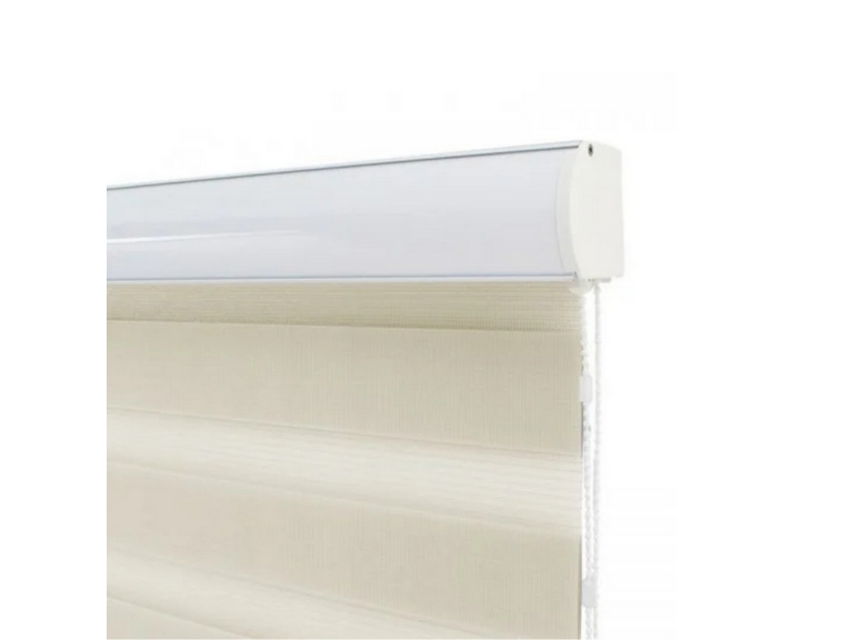 Cortina Roller Persiana Dúo Beige 90x220