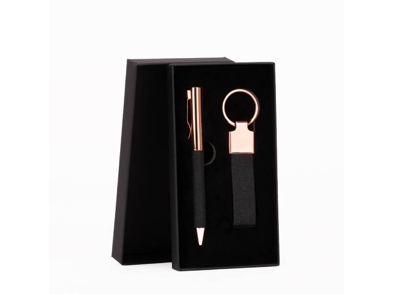 Set de Regalo MINE negro con detalles encobrizados