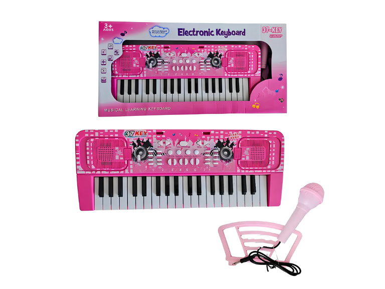 Teclado Electrónico Infantil Color Rosa