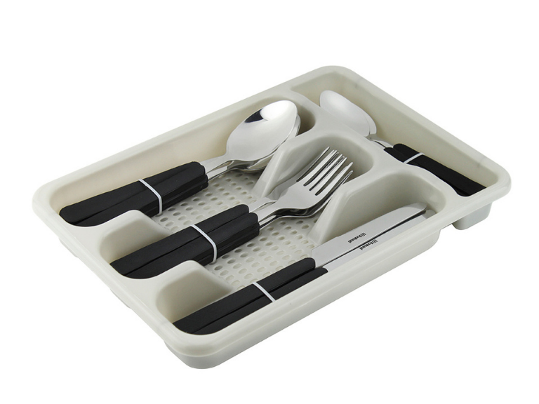 Cuberteria 16 pcs con Bandeja Roma Tutto Per Tavola