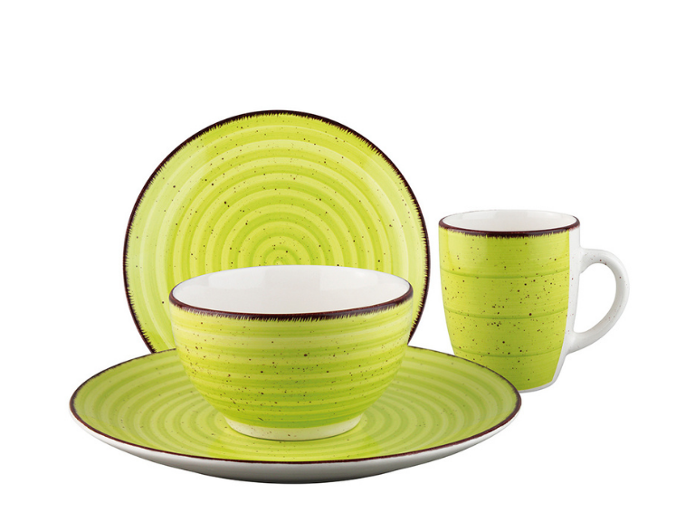 Vajilla 16 pcs Verde Tutto Per Tavola