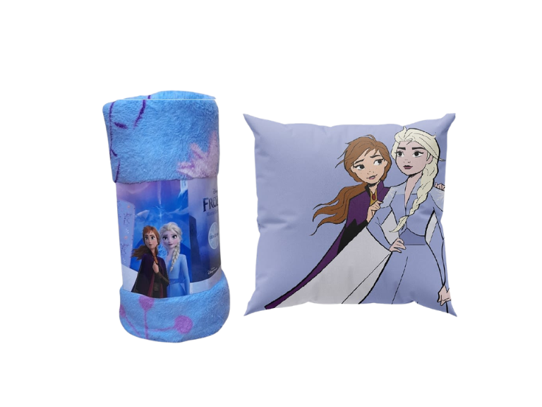 Set Infantil Frozen con Manta Polar y Cojín