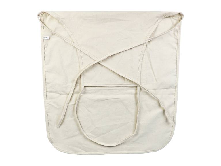 Delantal Pechera de Algodón 8oz Natural