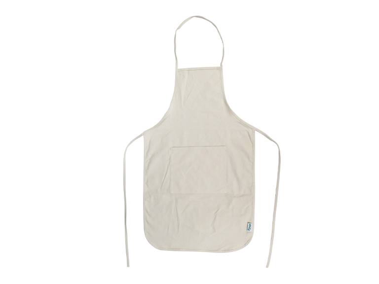 Delantal Pechera de Algodón 8oz Natural
