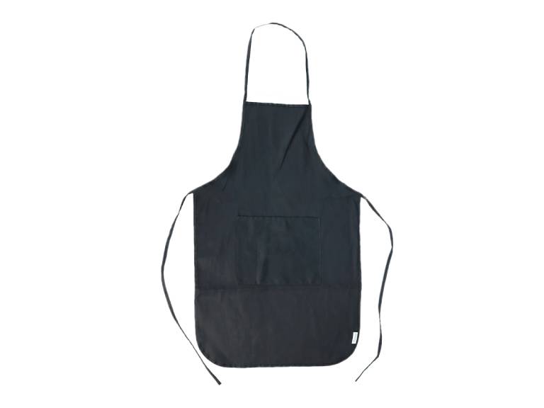 Delantal Pechera de Algodón 8oz Negro