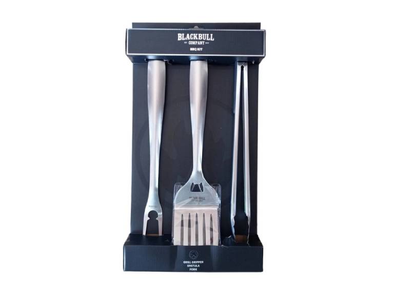 Set Parrilla Black Bull BBQ Kit Acero Inoxidable